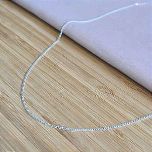 Corrente Grumet Feminina Prata 925 - 45cm - CPR685