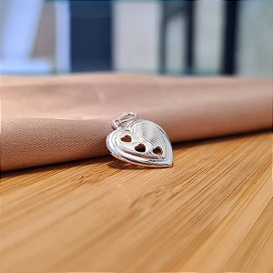 Pingente Coração Prata 925 - 13mm - PIPR389