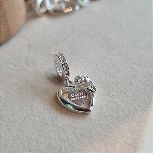 Berloque Coração Love Forever Prata 925 - PD1483