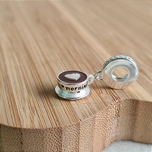 Berloque Xícara de Café Prata 925 - PD1485