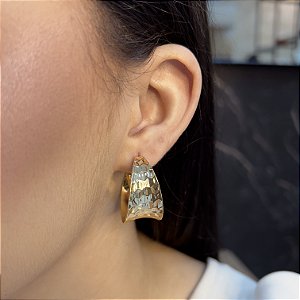 Brincos Argola Semijoia 18k - 28mm - MB550