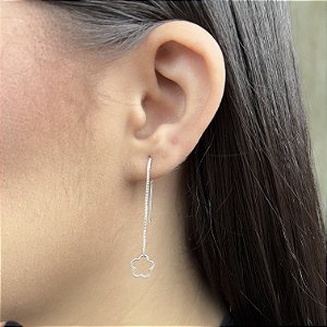 Brincos Costura com Veneziana Prata 925 - BPR733