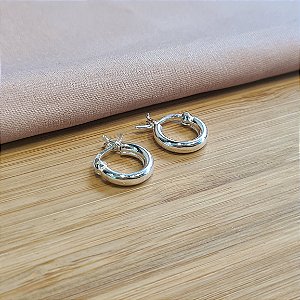 Argolas Encaixe Prata 925 -BPR739