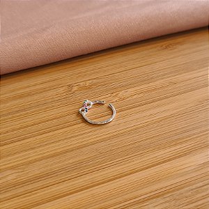 Piercing Infinito Cravejado Prata 925 Daitch - Hélix - Septo - Cartilagem PIPR406