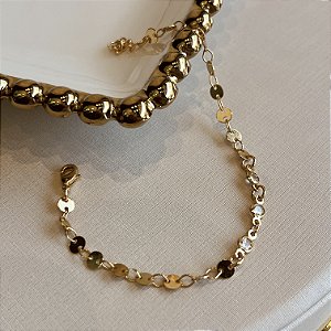 Pulseira Infantil com Detalhes em Zircônias Semijoia18k - MP550