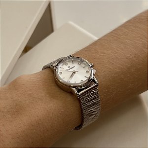 Relógio Feminino Classic Champion Prata CF24055Q