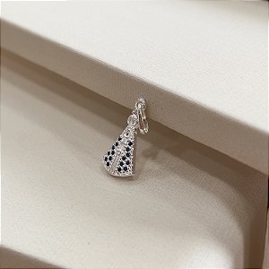 Pingente N.Sra. de Aparecida Cravejada Prata 925 - PIPR425
