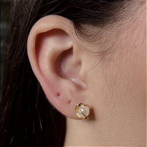Brincos de Pérola Semijoias 18k - MB683