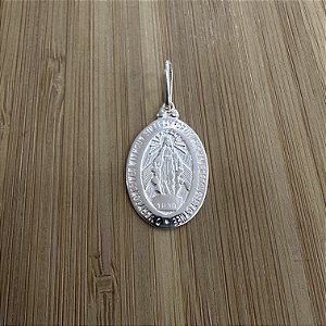 Pingente de Nsra. das Graças 25mm Prata 925 - PIPR429