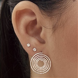 Brincos Caracol Prata 925 - BPR818