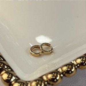 Argolas Lisa Semijoias 18k - 9mm - MB1025