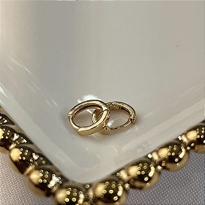 Argolas Lisa Semijoias 18k - 12mm - MB1027