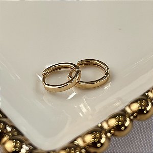 Argolas Lisa Semijoias 18k - 15mm - MB1028