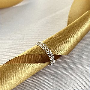 Anel Infinito com Zircônias Prata 925 - APR281