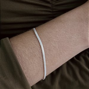 Pulseira Feminina Fio Rígido Prata 925 - PPR550