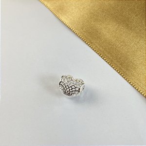 Berloque Separador Coração Vazado Prata 925 - PDI158