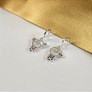 Berloque Filhos Menino e Menina Prata 925 - PDI155