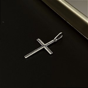 Pingente Cruz Detalhada Prata 925 - PIPR440