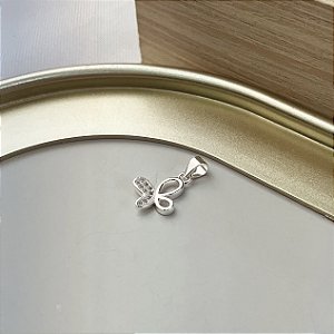 Pingente Borboleta Cravejada Prata 925 - PIPR443
