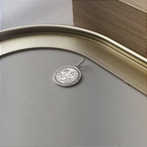 Pingente São Bento Cravejado Prata 925 - PIPR449