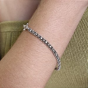 Pulseira Bali Pikun Flor Prata 925 - PPR591