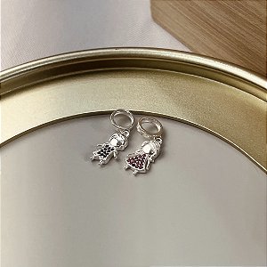 Berloque Menino e Menina Prata 925 - PDI170