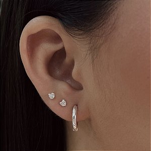 Argolas Lisa Prata 925 - 13mm - BPR902