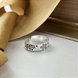 Anel Flor para Dedo do Pé Prata 925 - APR319