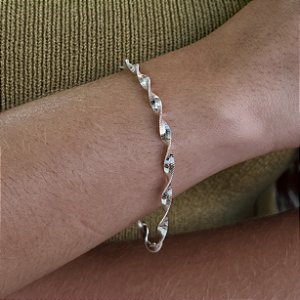 Pulseira Retorcida Prata 925 - PPR601