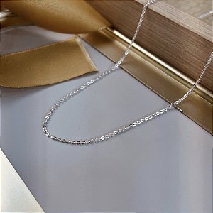 Corrente Cadeado Prata 925 - 60cm - CPR862