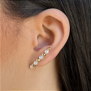 Brincos Ear Cuff  Semijoia 18k - 29mm - MB36