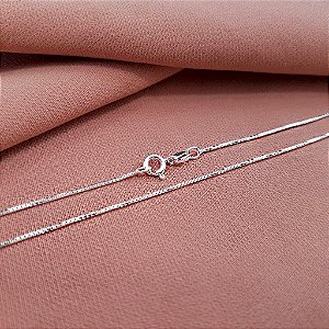 Corrente Veneziana  Prata 925 - v15 -  50cm - CPR55