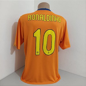 Barcelona 2006/07 Segundo Uniforme Tam GG