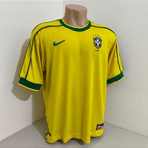 Brasil 1998 Uniforme Titular Tam G