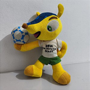 Fuleco Mascote Copa do Mundo 2014 Pelúcia