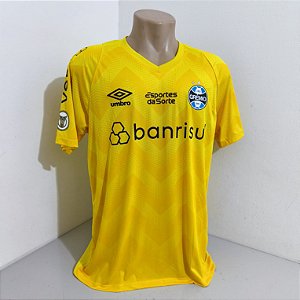 Grêmio 2024 Goleiro Amarela Tam GG Nova