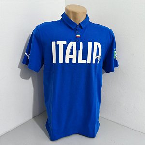 Itália Puma Camisa Polo Tam G Nova