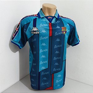 Barcelona 1995/96 Segundo Uniforme Tam P