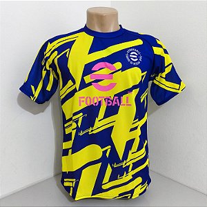 Efootball Amarela/Azul Tam G Nova