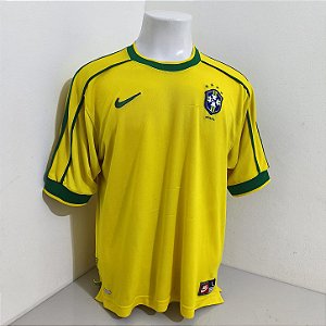 Brasil 1998 Uniforme Titular Tam G