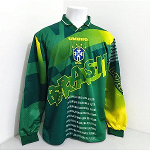 Brasil 1996 Uniforme de Goleiro Tam G