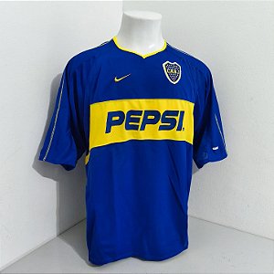 Boca Juniors 2003/04 Uniforme Titular Tam GG