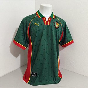 Camarões 1998 Uniforme Titular Tam M (G)