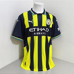 Manchester City 2024/25 Segundo Uniforme Tam GG