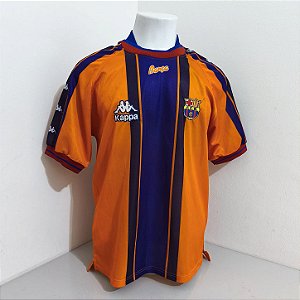 Barcelona 1997/98 Segundo Uniforme Tam M