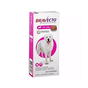 Antipulgas e Carrapatos Bravecto MSD para Cães de 40 a 56 kg