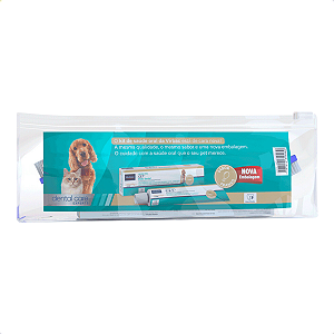 Kit de Saúde Oral Virbac Pasta e Escova para Cães e Gatos