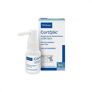 Solução Otológica Virbac Cortotic para Cães 16 ml