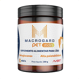 Macrogard Pet Stick's Suplemento Cães 210g Avert - 30 Uni
