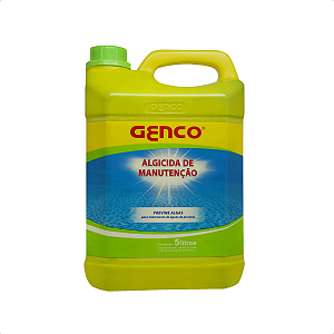 Algicida de Manutenção Genco 5 Litros Previne Algas Piscina